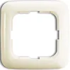 A single cream-colored frame for an electrical outlet. Anteprima dell’immagine prodotto