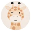 Volero - Waschbarer Spielteppich Rund - Sammy Giraffe Beige Produktbild-Vorschau 2