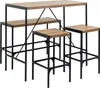 Bartisch-Set Bahamas | Bartisch, Bank und zwei Barhocker | Produktbild-Vorschau 1