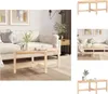 vidaXL Couchtisch 118x63x45 cm Massivholz Kiefer -  Produktbild-Vorschau 1