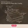 Set de gâteaux aux chiffres et aux lettres Zenker, 9 pièces Voir les images du produit 4