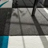 Tapis design avec découpe des contours Motif à carreaux Voir les images du produit 3
