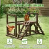 PawHut Hühner-Spielgerüst Holz mit Hühnerstangen, Schaukel, Produktbild-Vorschau 7