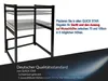 Waschmaschinenregal 74x65x111cm Schwarz | Regal Gestell für Produktbild-Vorschau 8