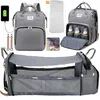 Baby Wickelrucksack, Wickeltasche Multifunktions Reise Produktbild-Vorschau 1