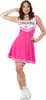 CHEERS rosafarbenes Cheerleader-Kostüm für Damen M Produktbild-Vorschau 1