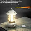 LED Campinglampe Retro dimmbar, USB aufladbare Camping Produktbild-Vorschau 6