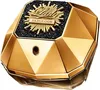 A gold, faceted perfume bottle with black glitter accents and the brand name 'Lady Million Fabulous' on the top. Anteprima dell’immagine prodotto