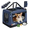 Faltbare Hundebox M 60x44x42cm, Robuste Transportbox Auto Produktbild-Vorschau 1