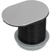 UNITEC Einbautischsteckdose Schuko+USB Stahld Produktbild-Vorschau 11