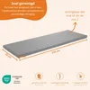 zestaw 2 podkładek na ławkę piwną 220x25 cm, jasnoszare, Podgląd zdjęcia produktu 10