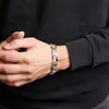 925 Silber Panzerarmband 23cm für Herren 15mm PA0150 von Produktbild-Vorschau 6