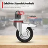 Schwerlastrollen 4er Set - Belastbar bis 200kg, Schwerlast Produktbild-Vorschau 7