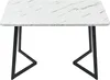 MODFU Table à manger effet marbre (1 pièce), table de Voir les images du produit 5