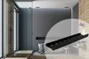 Mensola da Bagno Rea Sf03-600-B Black Anteprima dell’immagine prodotto 7