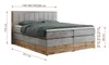 MKS MEBLE King Boxspringbett 180x200 mit Bettkasten Eiche, Produktbild-Vorschau 6