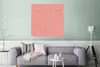 MuchoWow® Poster Muster - Punkte - Rosa 75x75 cm - Wand Produktbild-Vorschau 5