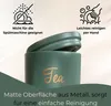 Teebox Stahl mit Deckel als Vorratsdose Ø 11 x 15 cm Produktbild-Vorschau 4