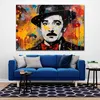 Pop Art Charlie Wandbild Leinwandbild Kunstdruck XL Deko: Produktbild-Vorschau 3
