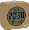 TFA-Dostmann 60.2049.05, Cyfrowy budzik, Kwadrat, Buk, Podgląd zdjęcia produktu 3