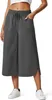 ASKSA Damen 3/4 Hose Caprihose Weite Bein Sommerhose Produktbild-Vorschau 2