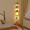 Bücherregal mit LED Beleuchtung,6 Ebenen Eckregal Produktbild-Vorschau 1