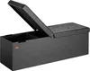 CASARIA® Sitzbank mit Stauraum, Schwarz – Faltbar, 115 x 40 Produktbild-Vorschau 1