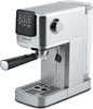A silver and black espresso machine is shown against a white background. Anteprima dell’immagine prodotto