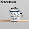 Trendation - Wunderschöne Mama Geschenk Emaille Tasse mit Produktbild-Vorschau 3