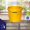 Vedro BenBow s vekom 20 l x1 žlté - bezpečné pre potraviny, Náhľad obrázku produktu 2