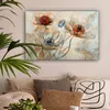 MuchoWow® - Leinwandbilder - Blumen - Beige - Modern - Produktbild-Vorschau 2
