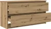 vidaXL TV-Schrank Artisan-Eiche 100x35x54 cm Holzwerkstoff Produktbild-Vorschau 5