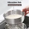 Küchensiebe, nudelsieb edelstahl Set (Schale + Korb), Produktbild-Vorschau 4