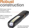 A black and orange flashlight with text describing its features. Anteprima dell’immagine prodotto
