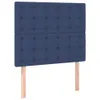 Bettgestell mit Kopfteil Blau 90x190 cm Stoff , Klassische Produktbild-Vorschau 7