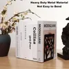 Sada 6 kovových stojánků na knihy, robustní stojánky na Náhled obrázku produktu 3