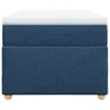 Boxspringbett mit Matratze Blau 90x190 cm Stoff Produktbild-Vorschau 4