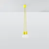 Hängeleuchte DIEGO 3 gelb 3xE27 15W PVC 90x15x15cm Sollux Produktbild-Vorschau 2