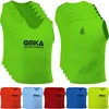 6er Set OMKA Fußball Leibchen Lätzchen Trainingsleibchen Produktbild-Vorschau 2