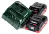Metabo Kit de base 18V - 2x Batteries LiHD 4.0Ah + Chargeur Voir les images du produit 2
