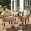 di volio Gartenstühle NEMI - Polyrattan 2er Set, Rattan Produktbild-Vorschau 3