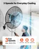 VEVOR 115W Ventilatore da parete industriale da 81 cm, 5,9 Anteprima dell’immagine prodotto 4