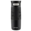 A black Contigo coffee mug with a textured grip and an AutoSeal lid. Produktbild-Vorschau