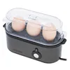 A close-up studio shot of an egg cooker with three eggs inside. Anteprima dell’immagine prodotto