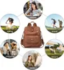 15L Rucksack Kunstlederrucksack Geldbörse Umhängetasche Produktbild-Vorschau 6