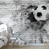 Vlies Fototapete - Dynamic Football 100x70 cm Für Kinder Produktbild-Vorschau 1