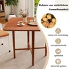 COSTWAY 90x90 cm opklapbare eettafel, eettafel voor 2-4 Productafbeelding-voorbeeld 7