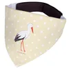 Mr. & Mrs. Panda Hund Halstuch Storch - Gelb Pastell - Produktbild-Vorschau 2