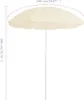 vidaXL Parasol avec mât en acier couleur sable 180 cm Voir les images du produit 8