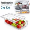 2er Set Kühlschrank Organizer Schublade Kühlschrank Produktbild-Vorschau 1